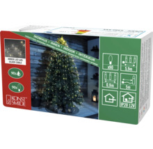 Konstsmide LED-Lichterkette mit silbernem Kabel zur Dekoration im Innenbereich, 90 Lichter