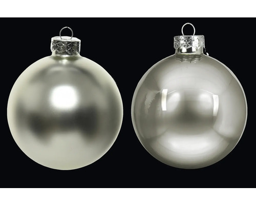 Zwei Weihnachtskugeln