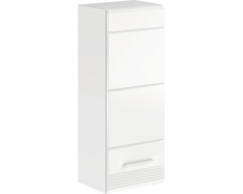 Weißer Badezimmerschrank mit mehreren Schubladen