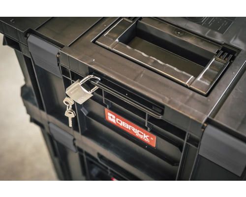 Qbrick System Werkzeugkoffer mit Vorhängeschloss