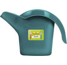 Kunststoff-Gießkanne für Kinder mit FloraSelf-Logo