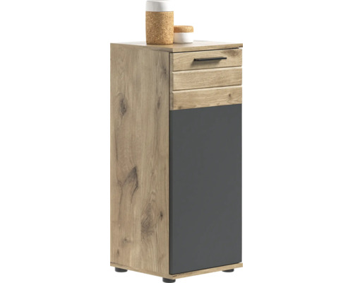 Hochschrank mit Schubladen und einer Tür für Badezimmer