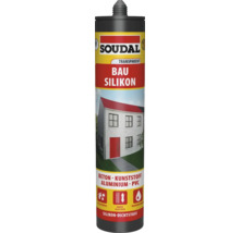 Soudal Bausilikon, transparent, für Beton, Kunststoff, Aluminium und PVC