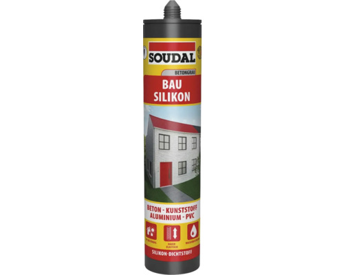Soudal Bausilikon Betongrau Kartusche Soudal Bausilikon Betongrau Kartusche