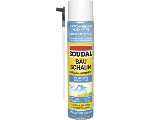 500ml Soudal SMX 0% Isocyanatschaum B3 Soudal Bauschaum, die wohngesunde Alternative
