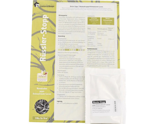 Rüssler-Stopp zur Bekämpfung von Dickmaulrüsslerlarven