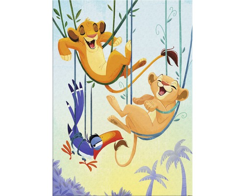 Leinwandbild Disney König der Löwen Spielspaβ 50x70 cm