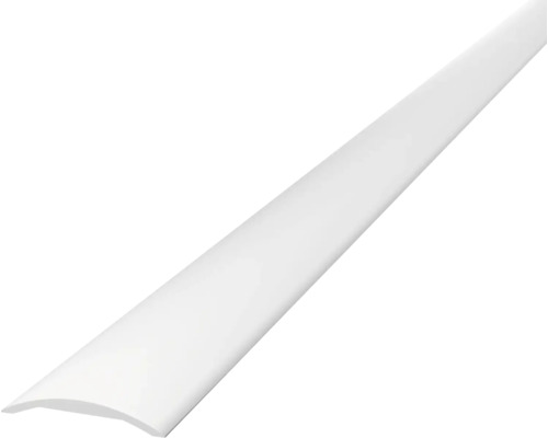 Weiße Sockelleiste