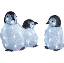 Dekorative Pinguinfiguren mit Beleuchtung für den Innen- und Außenbereich