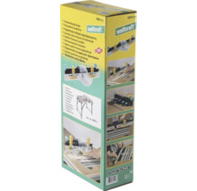 Verpackung der Wolfcraft Fräshilfe für präzise Holzarbeiten