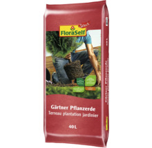 FloraSelf Gärtner Pflanzerde im 40 Liter Sack
