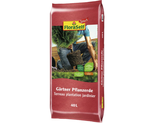 Gärtner Pflanzerde FloraSelf Select 40 L FloraSelf Gärtner Pflanzerde im 40 Liter Sack
