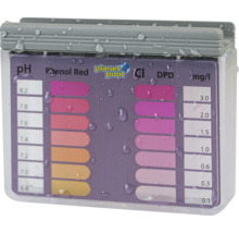 Poolwassertester zur Bestimmung von pH-Wert und Chlorgehalt
