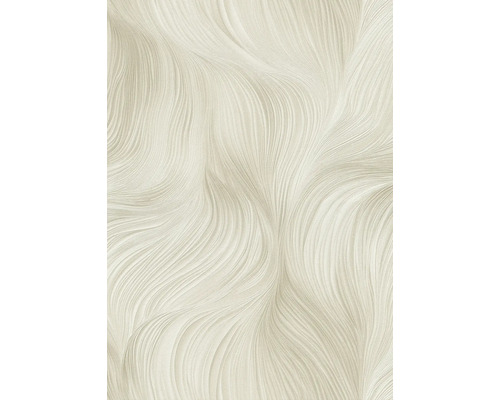 Vliestapete 12250-02 GMK Fashion for Walls 5 Grafik beige 10,05 x 1,06 m Nahaufnahme einer Tapete mit wellenförmigem Muster