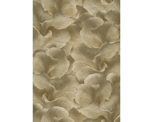 Vliestapete 12255-30 GMK Fashion for Walls 5 Blumenmotiv gold 10,05 x 1,06 m Nahaufnahme einer Tapete mit Blütenmuster