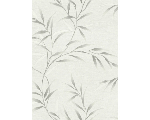 Vliestapete 10528-31 GMK Fashion for Walls 5 Blättermotiv grau 10,05 x 0,53 m Tapete mit Bambusmuster
