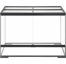 Leeres Terrarium mit Glasschiebetüren