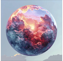 Dekorativer Globus mit Wolkenmotiv
