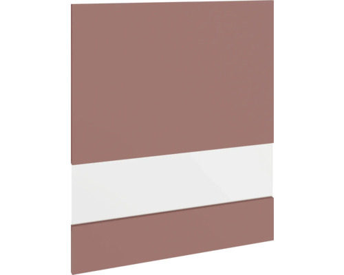PICCANTE Smart Segmentglastür für Oberschrank 60 x 70 cm RUST RED "P" Möbelfront mit Designelement