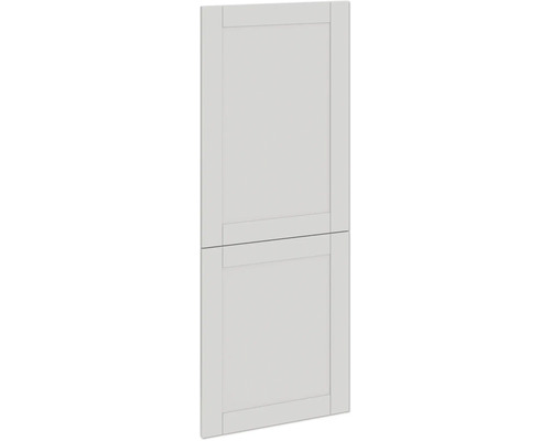 PICCANTE Smart Frontenset Midischrank 2 Drehtüren COUNTRY GREY "AJ" Schrankfront mit Rahmenoptik