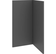 Eckansicht einer Bauplatte