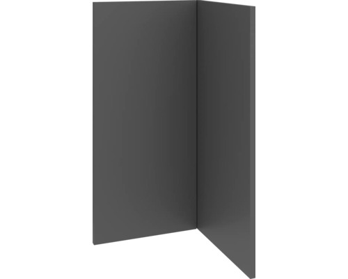 Eckansicht einer Bauplatte