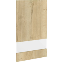 Holzdekorplatte mit weißem Akzent