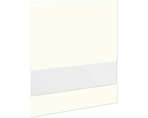PICCANTE Smart Segmentglastür für Oberschrank 60 x 70 cm SOFT WHITE "P" Sockelleiste