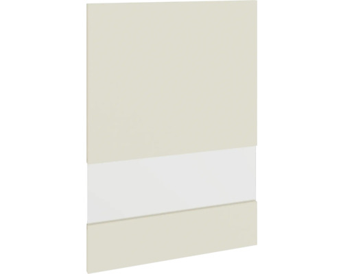 PICCANTE Smart Segmentglastür für Oberschrank 50 x 70 cm SANDY BEIGE "O" Dekorplatte zur Wandgestaltung