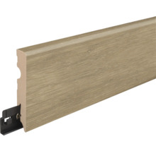 Sockelleiste mit Befestigungsclip