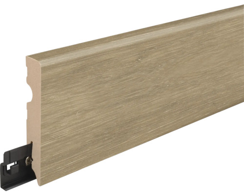 Sockelleiste mit Befestigungsclip