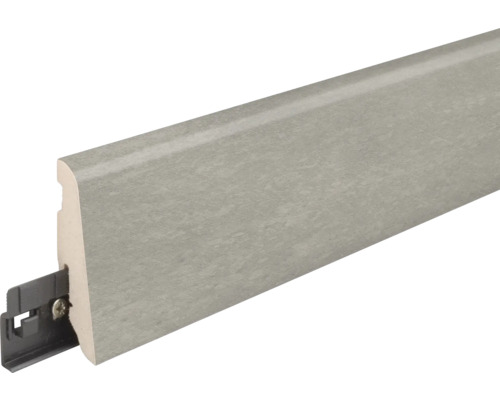 Sockelleiste mit Befestigungsclip