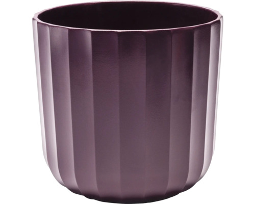 Pflanztopf mit gerippter Struktur