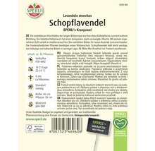 Schopflavendel-Samenpackung der Marke Sperli
