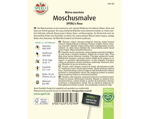 Samenpackung Moschusmalve der Marke Sperli