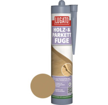 Lugato Holz und Parkett Fuge, Acryl Dichtstoff für Holzdielen, Parkett und Laminat