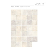 Fliesen in hellem Grau im Country Stil, Grafik Sviluppo, Format 60x60