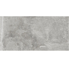 Graue Feinsteinzeugfliese mit Steinoptik