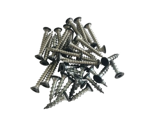 Schrauben PLUS für Zaunbeschläge Holz- und Stahlpfosten Ø 4 x 30 mm schwarz Haufen Schrauben aus Metall