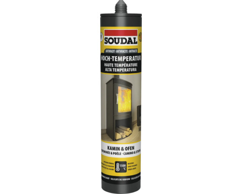 Soudal Hochtemperatur Dichtstoff für Kamine und Öfen