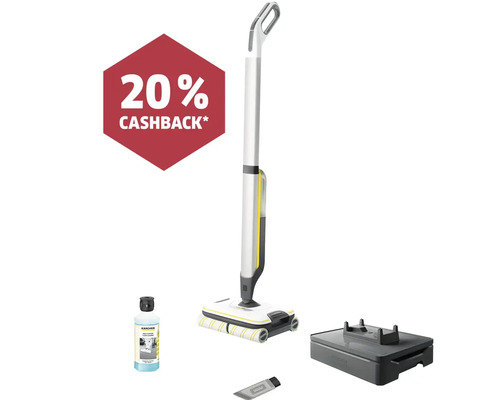 Kärcher Akku-Hartbodenreiniger mit Zubehör und 20 Prozent Cashback Aktion