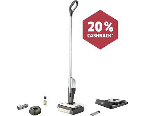 Kärcher Hartbodenreiniger mit Zubehör und 20 Prozent Cashback Aktion