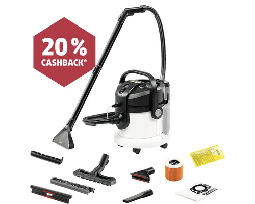 Kärcher Waschsauger mit Zubehör und 20 Prozent Cashback Aktion