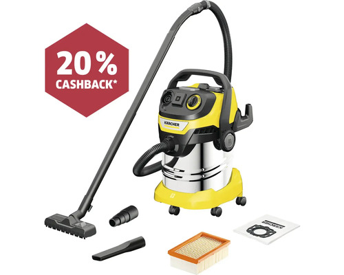 Kärcher Mehrzwecksauger mit Zubehör und 20 Prozent Cashback Aktion