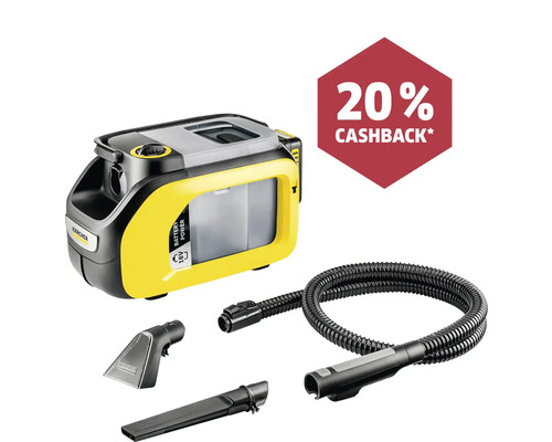 Kärcher Waschsauger mit Zubehör und 20 Prozent Cashback Aktion