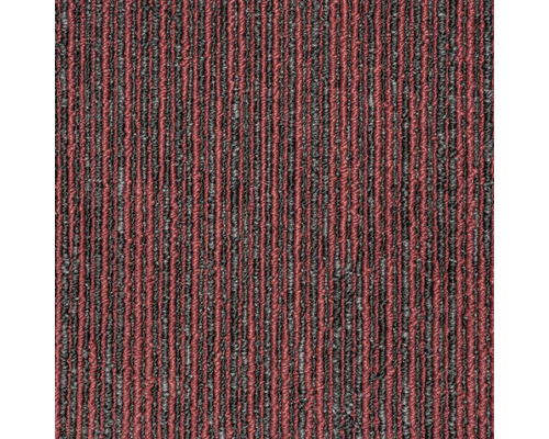 Detailaufnahme eines Teppichs mit gestreiftem Muster