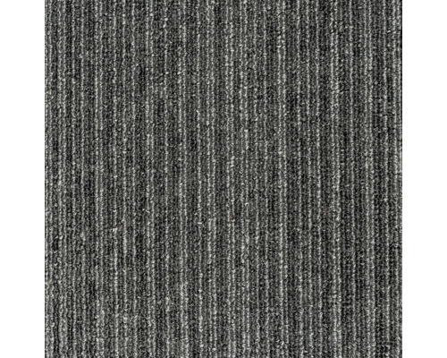 Grauer Teppich mit Rippenstruktur