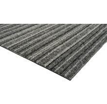 Grau gestreifte Fußmatte