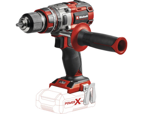 Einhell Logo. Akku-Bohrschrauber mit Zusatzhandgriff.