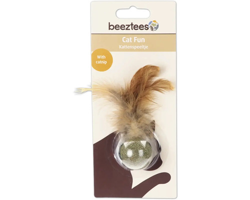 Katzenspielzeug mit Federn und Katzenminze